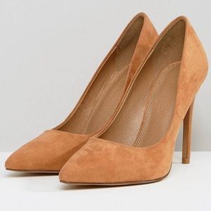 Caramel Nude Pointy Stiletto High Heels Pumps